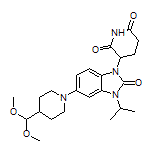 3-[5-[4-(Dimethoxymethyl)piperidin-1-yl]-3-isopropyl-2-oxo-2,3-dihydro-1H-benzo[d]imidazol-1-yl]piperidine-2,6-dione