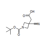 2-(1-Boc-3-cyanoazetidin-3-yl)acetic Acid