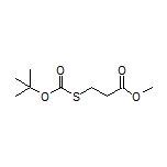 Methyl 3-(Boc-thio)propanoate
