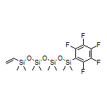 1,1,3,3,5,5,7,7-Octamethyl-1-(perfluorophenyl)-7-vinyltetrasiloxane