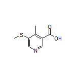 4-Methyl-5-(methylthio)nicotinic Acid