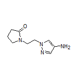 1-[2-(4-Amino-1H-pyrazol-1-yl)ethyl]pyrrolidin-2-one