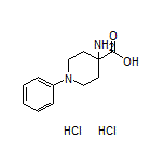 4-Amino-1-phenylpiperidine-4-carboxylic Acid Dihydrochloride