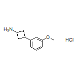 3-(3-Methoxyphenyl)cyclobutanamine Hydrochloride