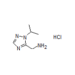 (1-Isopropyl-1H-1,2,4-triazol-5-yl)methanamine Hydrochloride