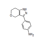4-(1,4,6,7-Tetrahydropyrano[4,3-c]pyrazol-3-yl)aniline