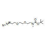 2-[2-(2-Azidoethoxy)ethoxy]-N-Boc-N-methylethanamine