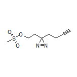 2-[3-(But-3-yn-1-yl)-3H-diazirin-3-yl]ethyl Methanesulfonate