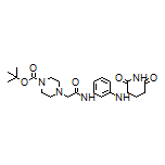 2-(4-Boc-piperazin-1-yl)-N-[3-[(2,6-dioxopiperidin-3-yl)amino]phenyl]acetamide