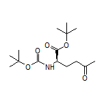 tert-Butyl (R)-2-(Boc-amino)-5-oxohexanoate