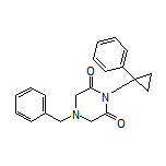 4-Benzyl-1-(1-phenylcyclopropyl)piperazine-2,6-dione