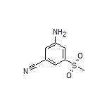 3-Amino-5-(methylsulfonyl)benzonitrile