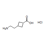 3-(2-Aminoethyl)cyclobutanecarboxylic Acid Hydrochloride