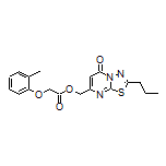 (5-Oxo-2-propyl-5H-[1,3,4]thiadiazolo[3,2-a]pyrimidin-7-yl)methyl 2-(o-Tolyloxy)acetate