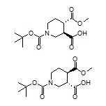 trans-1-Boc-4-(methoxycarbonyl)piperidine-3-carboxylic Acid