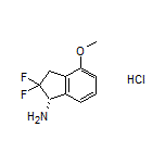 (S)-2,2-Difluoro-4-methoxy-indane-1-amine Hydrochloride