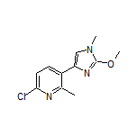 6-Chloro-3-(2-methoxy-1-methyl-1H-imidazol-4-yl)-2-methylpyridine