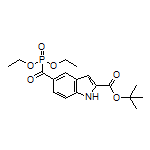 tert-Butyl 5-[(Diethoxyphosphoryl)carbonyl]indole-2-carboxylate