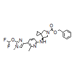 (S)-5-Cbz-N-[5-[2-(difluoromethoxy)-1-methyl-1H-imidazol-4-yl]-6-methylpyridin-2-yl]-5-azaspiro[2.4]heptan-7-amine