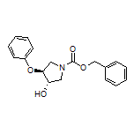 (3S,4S)-1-Cbz-4-phenoxypyrrolidin-3-ol