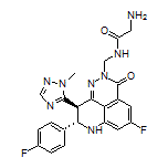 2-Amino-N-[[(8S,9R)-5-fluoro-8-(4-fluorophenyl)-9-(1-methyl-1H-1,2,4-triazol-5-yl)-3-oxo-8,9-dihydro-3H-pyrido[4,3,2-de]phthalazin-2(7H)-yl]methyl]acetamide