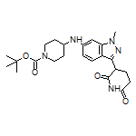 3-[6-[(1-Boc-piperidin-4-yl)amino]-1-methyl-1H-indazol-3-yl]piperidine-2,6-dione