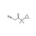 4-Cyclopropyl-4-methyl-3-oxopentanenitrile