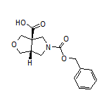 rel-(3aR,6aR)-5-Cbz-hexahydro-1H-furo[3,4-c]pyrrole-3a-carboxylic Acid