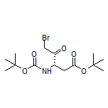 tert-Butyl (S)-5-Bromo-3-(Boc-amino)-4-oxopentanoate
