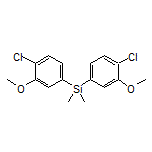 Bis(4-chloro-3-methoxyphenyl)dimethylsilane