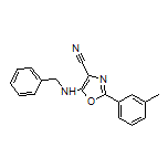 5-(Benzylamino)-2-(m-tolyl)oxazole-4-carbonitrile