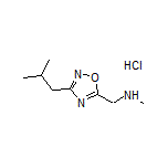 1-(3-Isobutyl-1,2,4-oxadiazol-5-yl)-N-methylmethanamine Hydrochloride