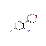 4-(2-Bromo-4-chlorophenyl)pyridine