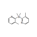 Dimethylbis(3-methyl-2-pyridyl)silane