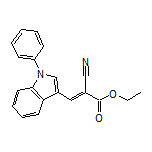 (E)-2-氰基-3-(1-苯基-1H-吲哚-3-基)丙烯酸乙酯