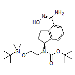 (S,E)-1-[Boc[2-[(tert-butyldimethylsilyl)oxy]ethyl]amino]-N’-hydroxy-indane-4-carboximidamide