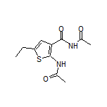 2-Acetamido-N-acetyl-5-ethylthiophene-3-carboxamide