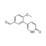 4-Methoxy-3-(6-oxo-1,6-dihydropyridin-3-yl)benzaldehyde