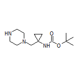 tert-Butyl (1-(Piperazin-1-ylmethyl)cyclopropyl)carbamate
