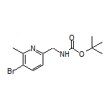 N-Boc-1-(5-bromo-6-methyl-2-pyridyl)methanamine
