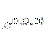 N4-(Benzo[d]thiazol-5-yl)-N2-(3-(4-methylpiperazin-1-yl)phenyl)pyrimidine-2,4-diamine