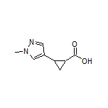 2-(1-Methyl-1H-pyrazol-4-yl)cyclopropane-1-carboxylic Acid