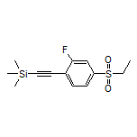 [[4-(Ethylsulfonyl)-2-fluorophenyl]ethynyl]trimethylsilane