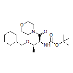 (2S,3R)-2-(Boc-amino)-3-(cyclohexylmethoxy)-1-morpholino-1-butanone