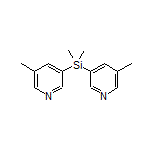 Dimethylbis(5-methyl-3-pyridyl)silane