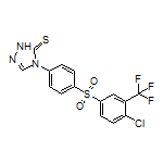 4-(4-((4-Chloro-3-(trifluoromethyl)phenyl)sulfonyl)phenyl)-1H-1,2,4-triazole-5(4H)-thione