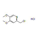 2-(Chloromethyl)-4,5-dimethoxypyridine Hydrochloride
