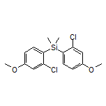 Bis(2-chloro-4-methoxyphenyl)dimethylsilane