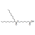 7-((2-Octyldecanoyl)oxy)heptanoic Acid