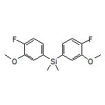 Bis(4-fluoro-3-methoxyphenyl)dimethylsilane